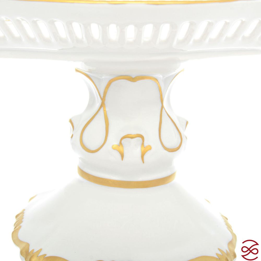 Фруктовница с прорезями на ножке Queen's Crown Prestige 27 см