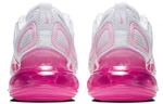 Кроссовки Nike Air Max 720 White Pink Rise Laser Fuchsia (Женская размерная сетка)