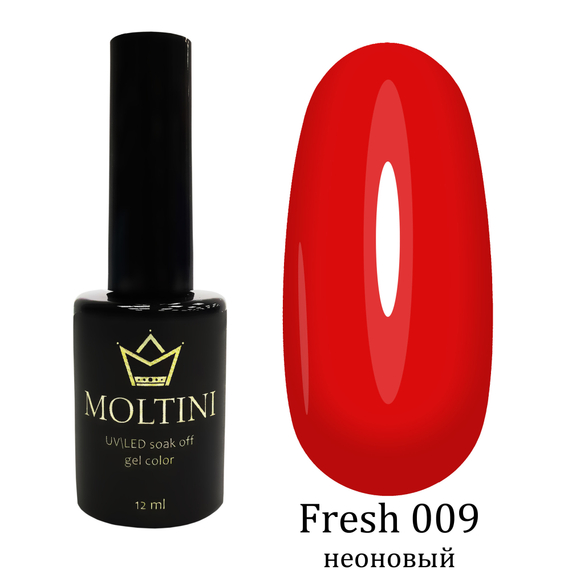 Гель-лак Moltini Fresh 009, 12 ml