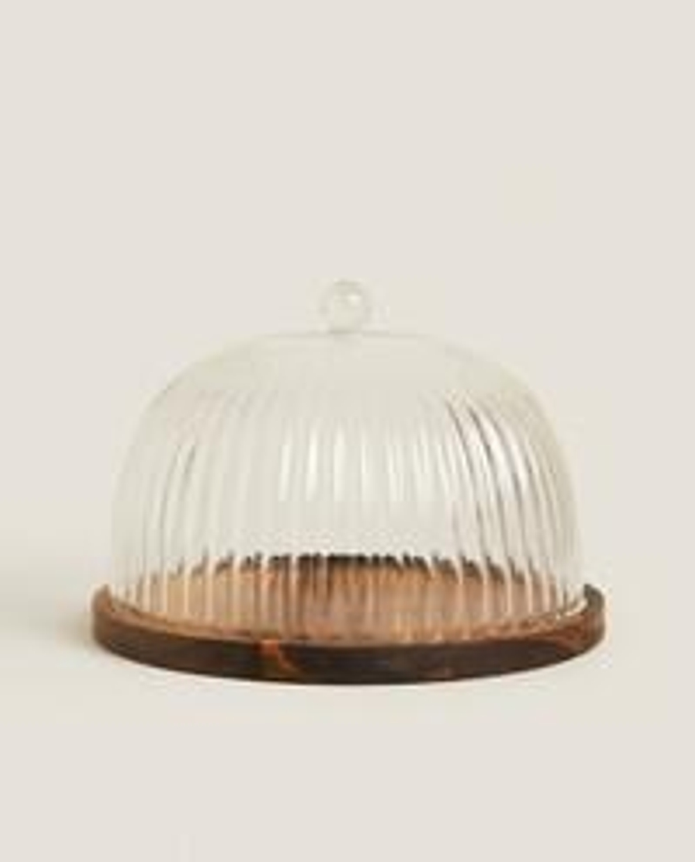 Zara Home тарелка из боросиликатного стекла, цвет прозрачный, 22 см