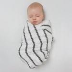 SwaddleDesigns Набор пеленок муслин 4 шт. - Gold and Graphite, Soft Black with Touch of Gold Shimmer