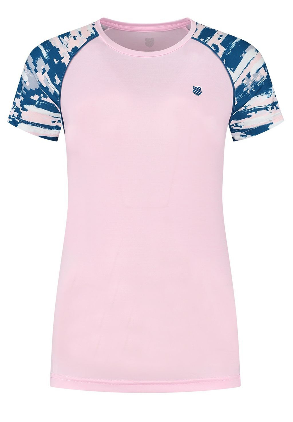 Женская теннисная футболка K-Swiss Tac Hypercourt Round Neck Top Melange - Multikolor