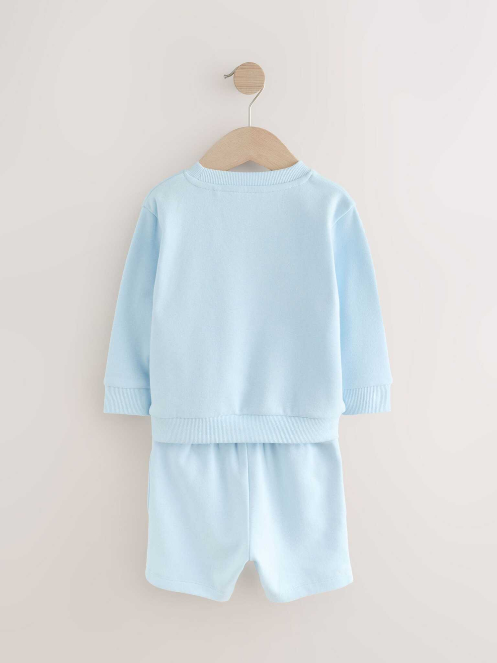 Толстовка и шорты в комплекте для мальчика Next E60-711, Светло-голубой