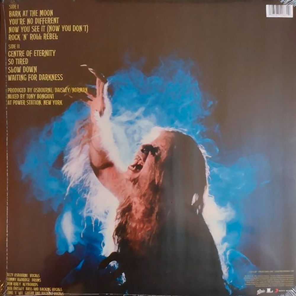 Ozzy Osbourne. Bark At The Moon (LP) (40th Anniversary) (LP, Reissue) Новая запечатанная виниловая пластинка