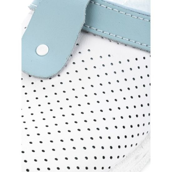 Сабо муж. 04-03 (белый/голубой)