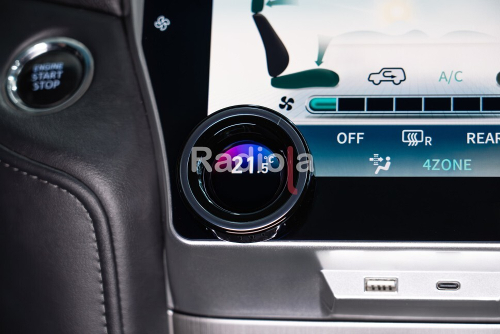 Цифровая панель климата Toyota Land Cruiser 200 2016-2021 - Radiola RDL-LC200 с экраном LCD/ЖК