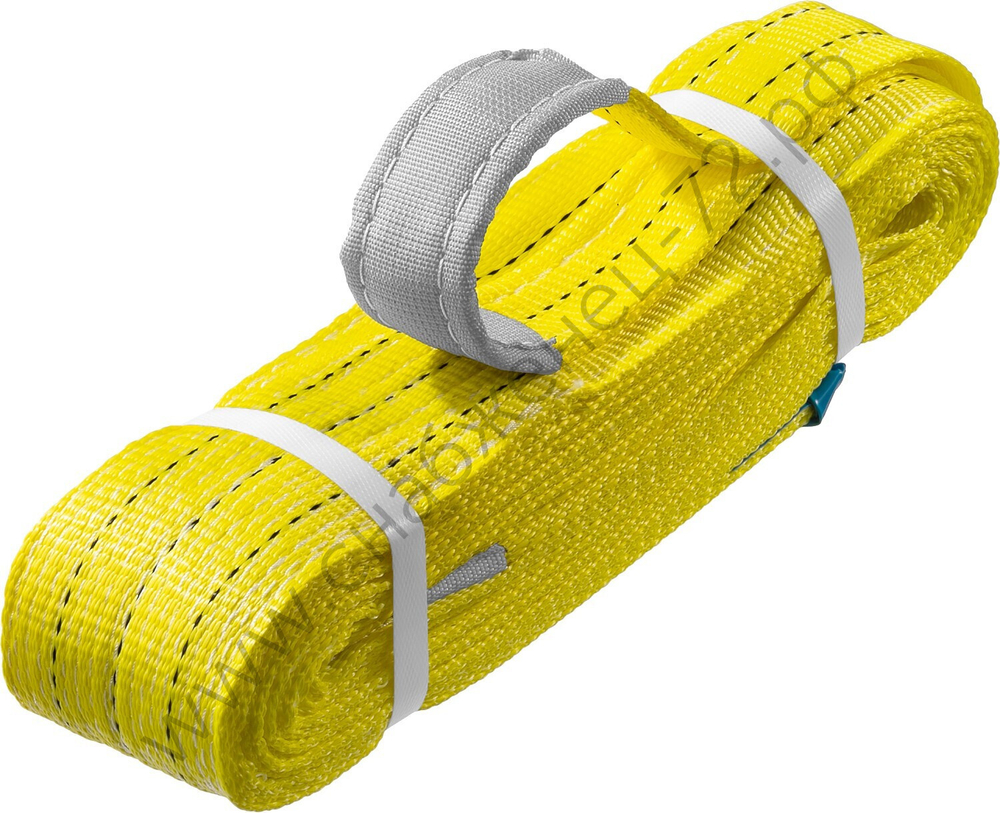 ЗУБР СТП-3/4, желтый, г/п 3 т, длина 4 м, текстильный петлевой строп (43553-3-4)