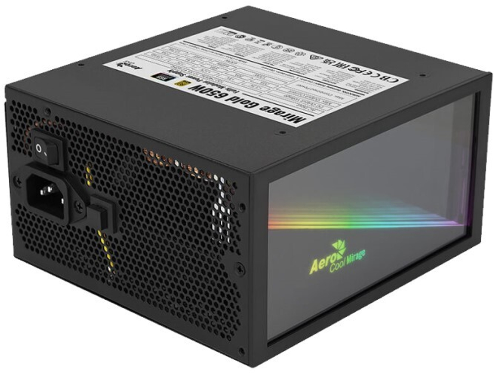 Блок питания ATX AeroCool Mirage Gold 650W