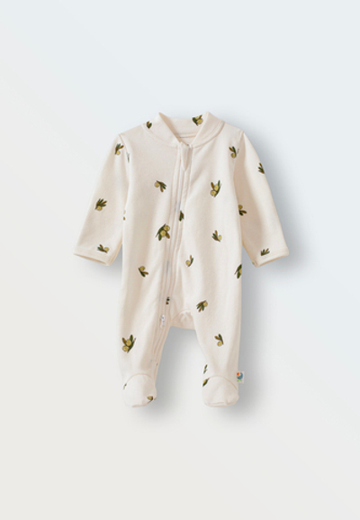 Слип на молнии (оливки на экрю)