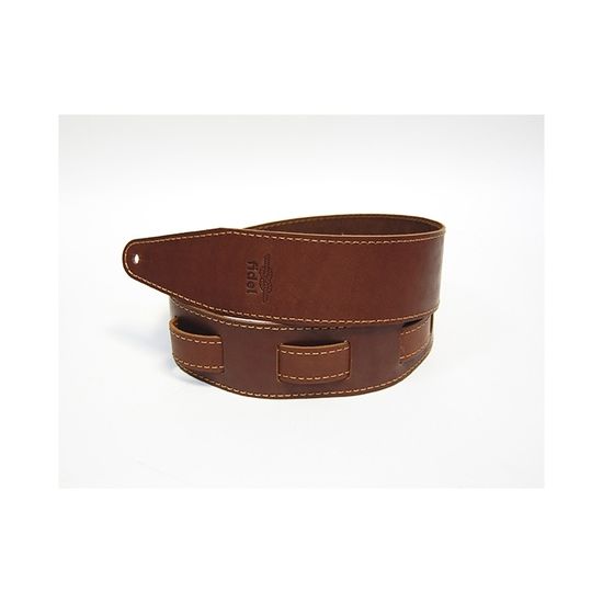 FL66027L11 Leather 11 Ремень для гитары, кожаный, каштан, Fidel