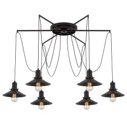 Citilux Эдисон CL451262 Люстра паук Венге