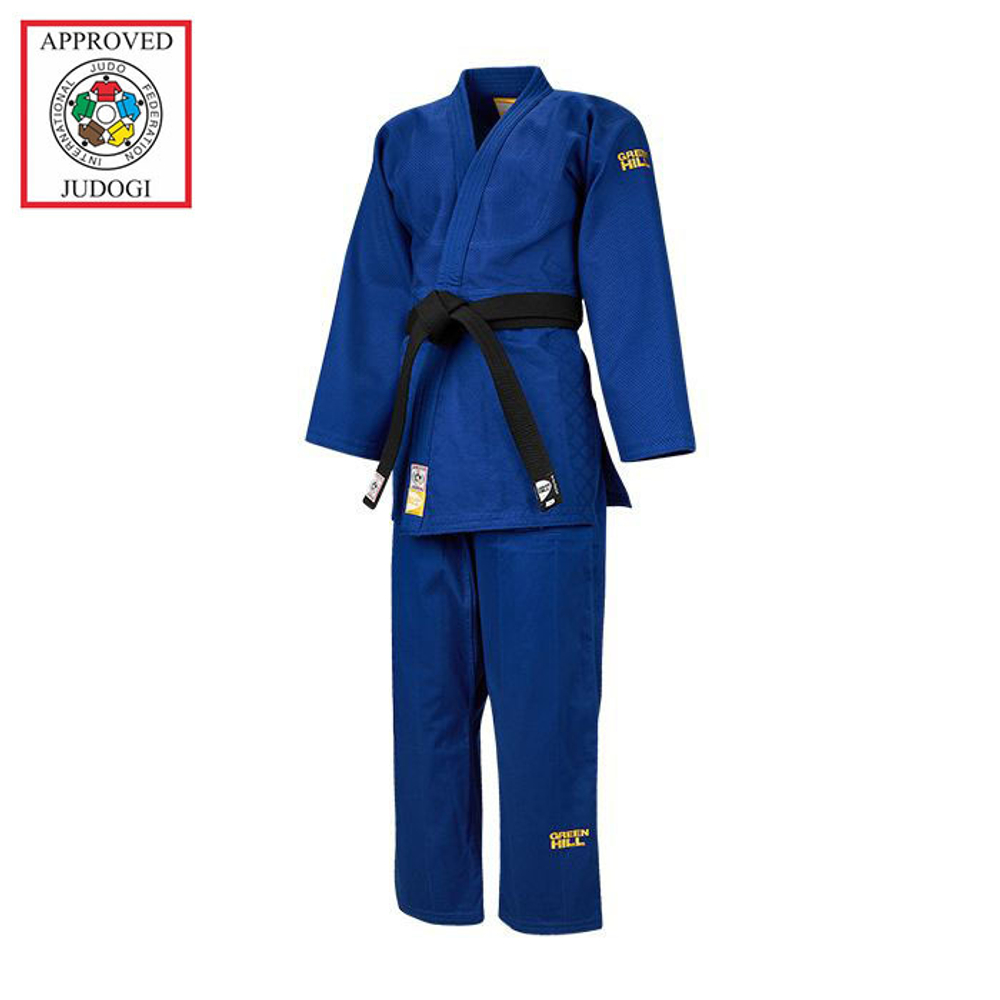 JSPT-10362 Кимоно дзюдо PROFESSIONAL GOLD IJF APPROVED синее