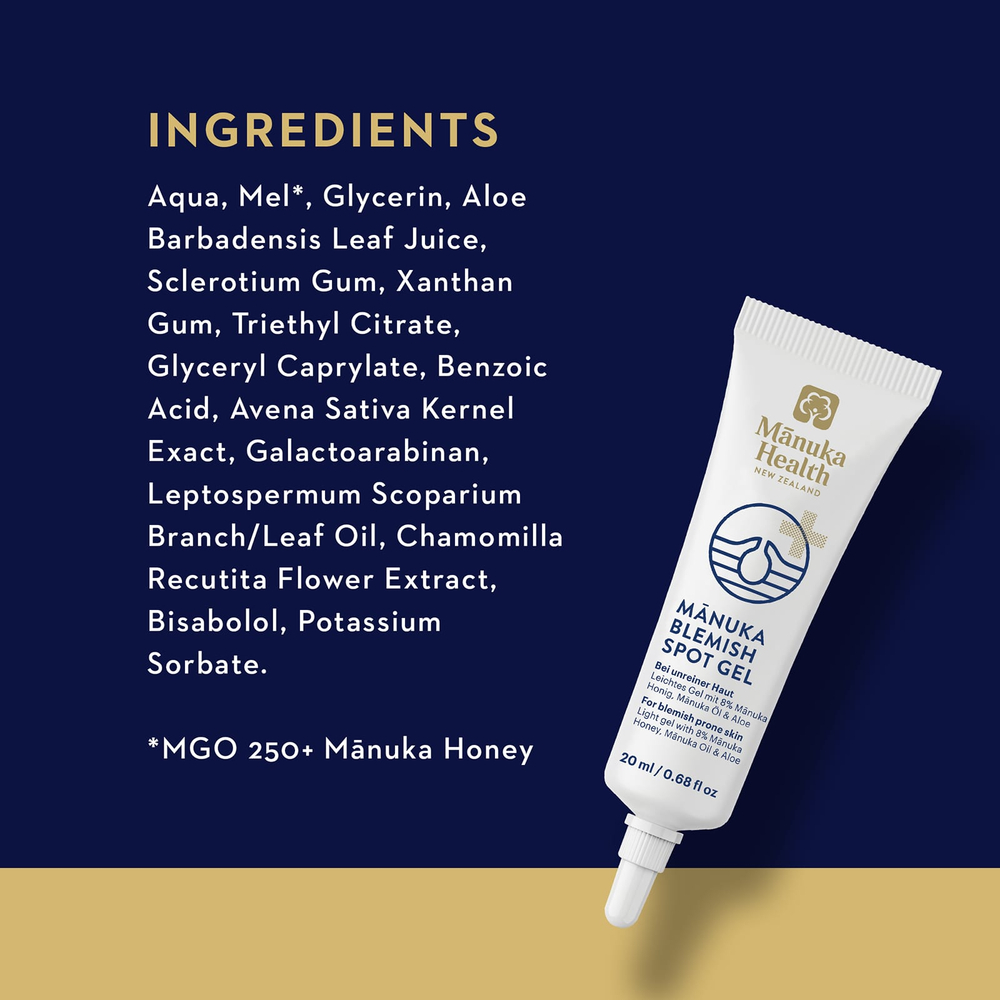 Manuka Health, Manuka, гель от пятен, 20 мл (0,68 жидк. Унции)