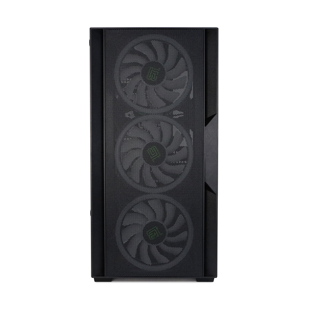 Корпус BaseTech eXtreme GFX-06, Без БП, mATX, чёрный, 4xARGB FAN, 2xUSB2, 1xUSB3, бок: закалённое стекло (BT-GFX-06-MESH-4F-ARGB)