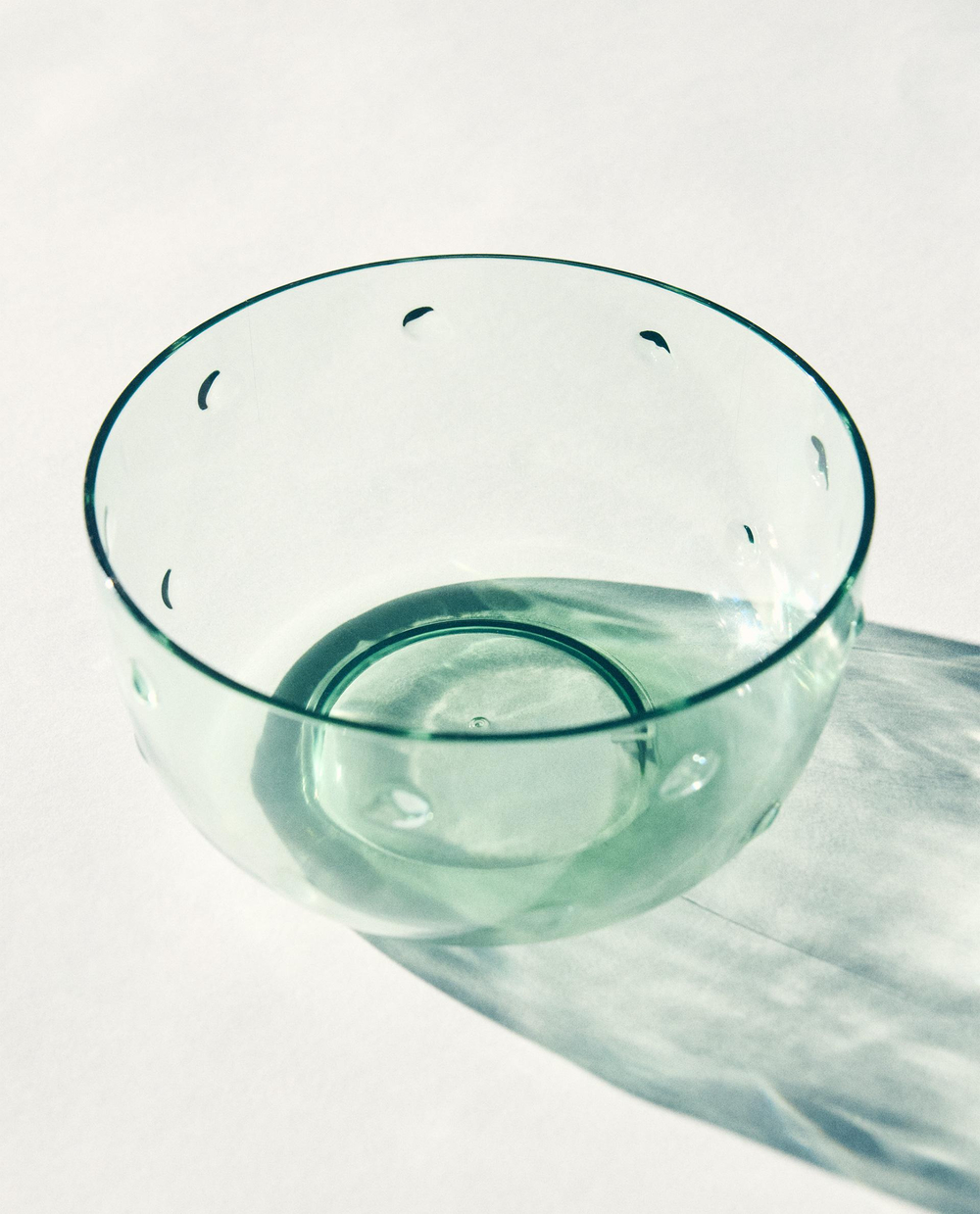 Zara Home миска из пластика, цвет зелёный, 13.6 см