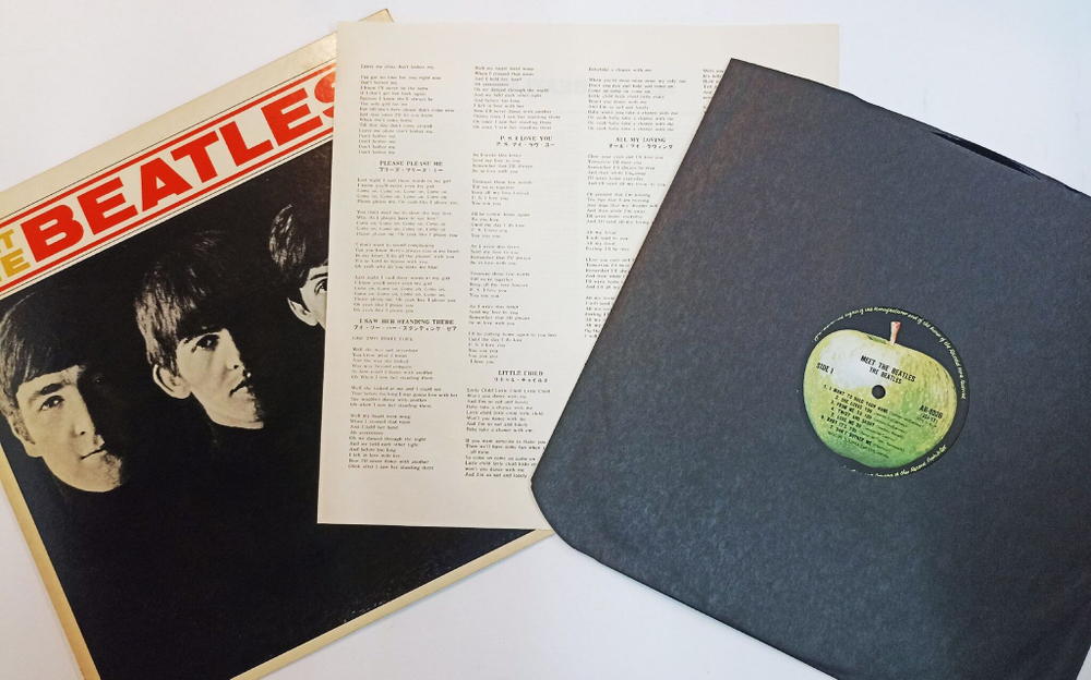 Винтажная виниловая пластинка LP The Beatles Meet The Beatles (Japan 1973)
