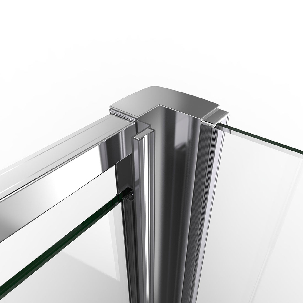 Душевой уголок Интра (Intra) Vincea VSR-1I809090CH, 800/900*900, хром, стекло шиншилла
