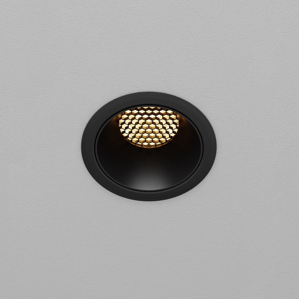 Светильник встраиваемый светодиодный Maytoni Dip DL115-10W-2.7K-B