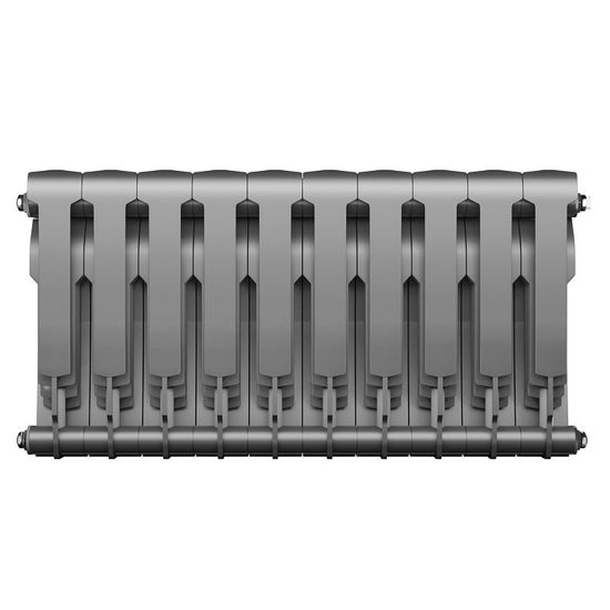 Биметаллический радиатор Royal Thermo BiLiner 350 Silver Satin - 10 секций