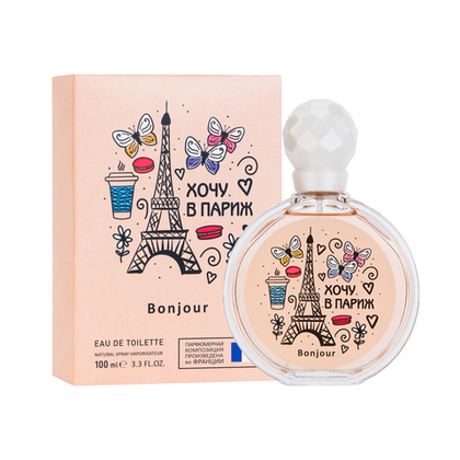Вода туалетная Хочу в Париж Bonjour (Хочу в Париж Бонжур) - 100ml for women