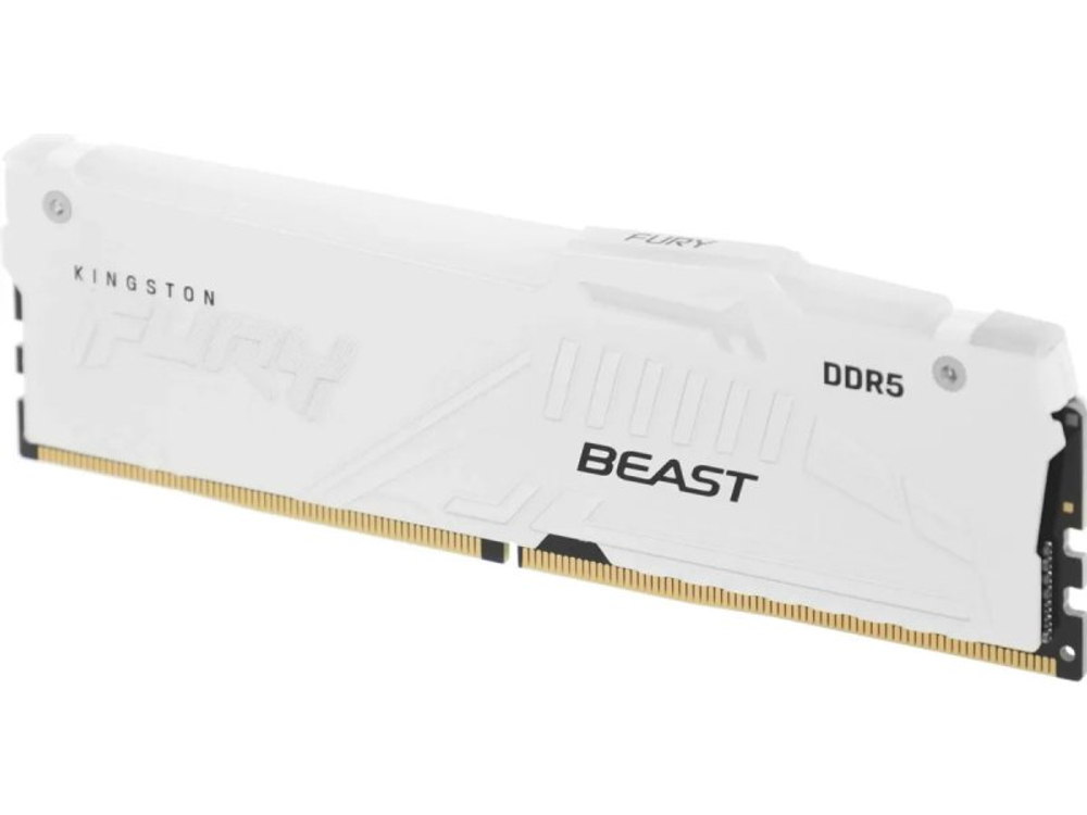 Оперативная память Kingston Fury Beast White AMD RGB KF560C36BWEAK2-64, DDR5 2х 64ГБ 6000 МГц, DIMM, RTL