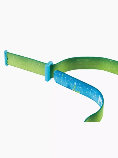 Налобный фонарь Petzl, TIKKID, сине-зеленый E091BA00