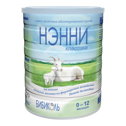 НЭННИ Классика Смесь молочная сухая на основе козьего молока 0-12 мес. бан. 800г