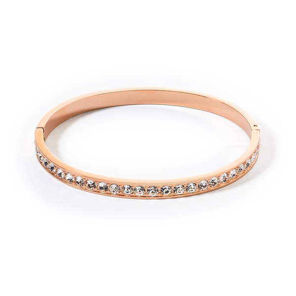 Браслет Coeur de Lion Crystal-Rose gold 17 см 0131/33-1822