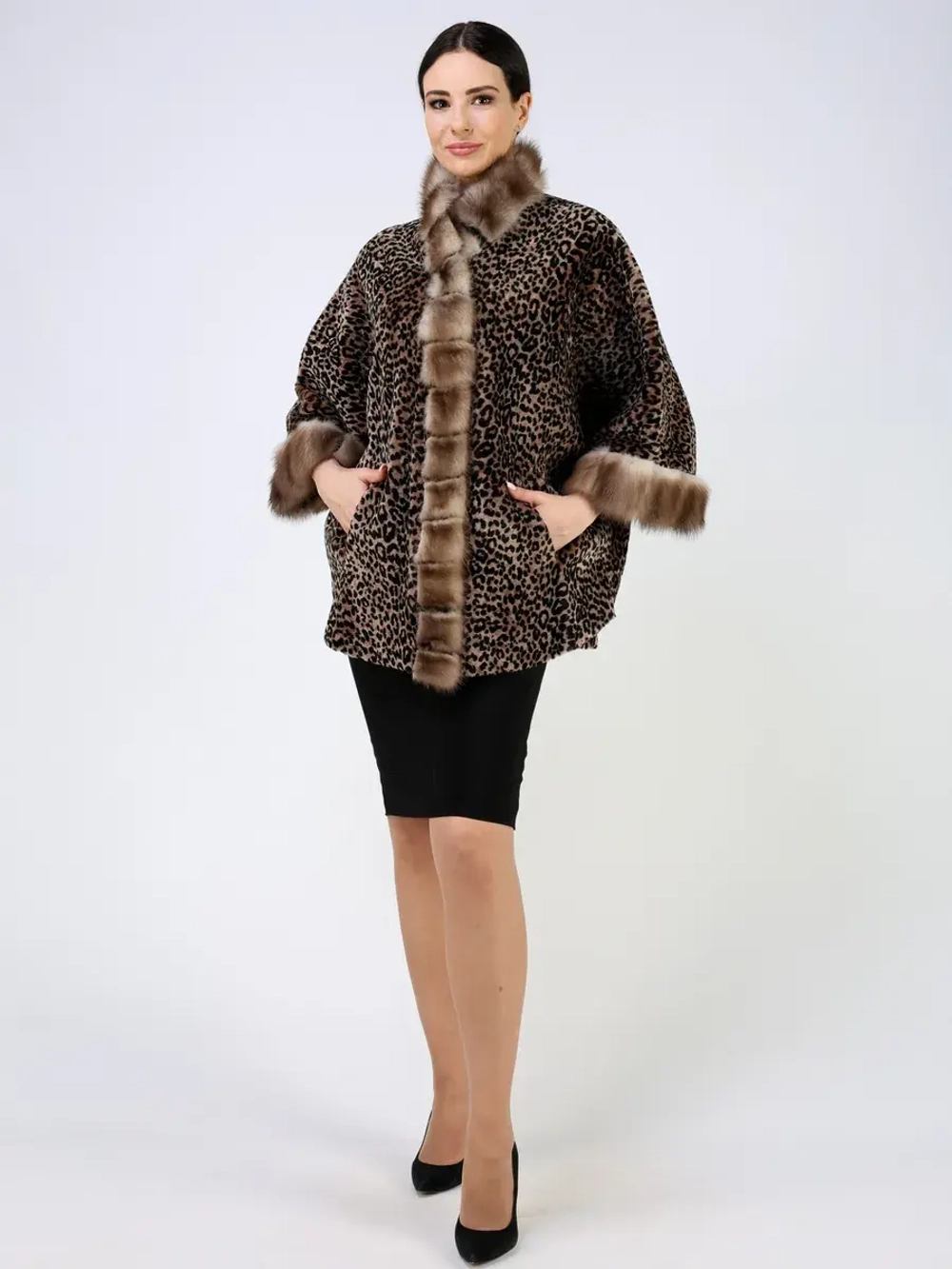 Шуба зимняя дубленка натуральная