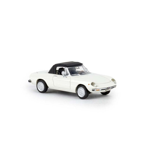 Автомобиль Alfa Romeo Spider, белый, 1969, 1:87