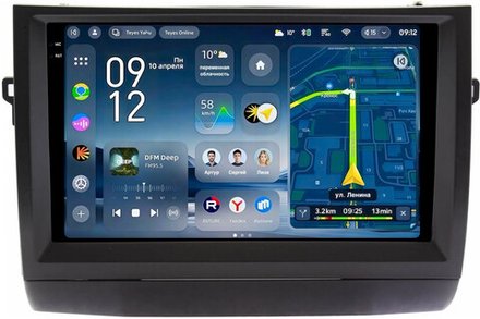 Магнитола для Toyota Prius 20 2003-2011 (вниз, без JBL) - Teyes CC4-PRO монитор 9.5" 2K QLED на Android 13, Snapdragon 778G, AI, CarPlay, DSP, 4G SIM-слот