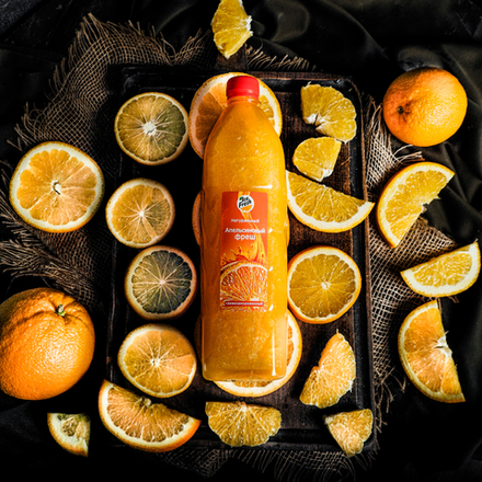 Апельсиновый сок прямого отжима 1000 мл