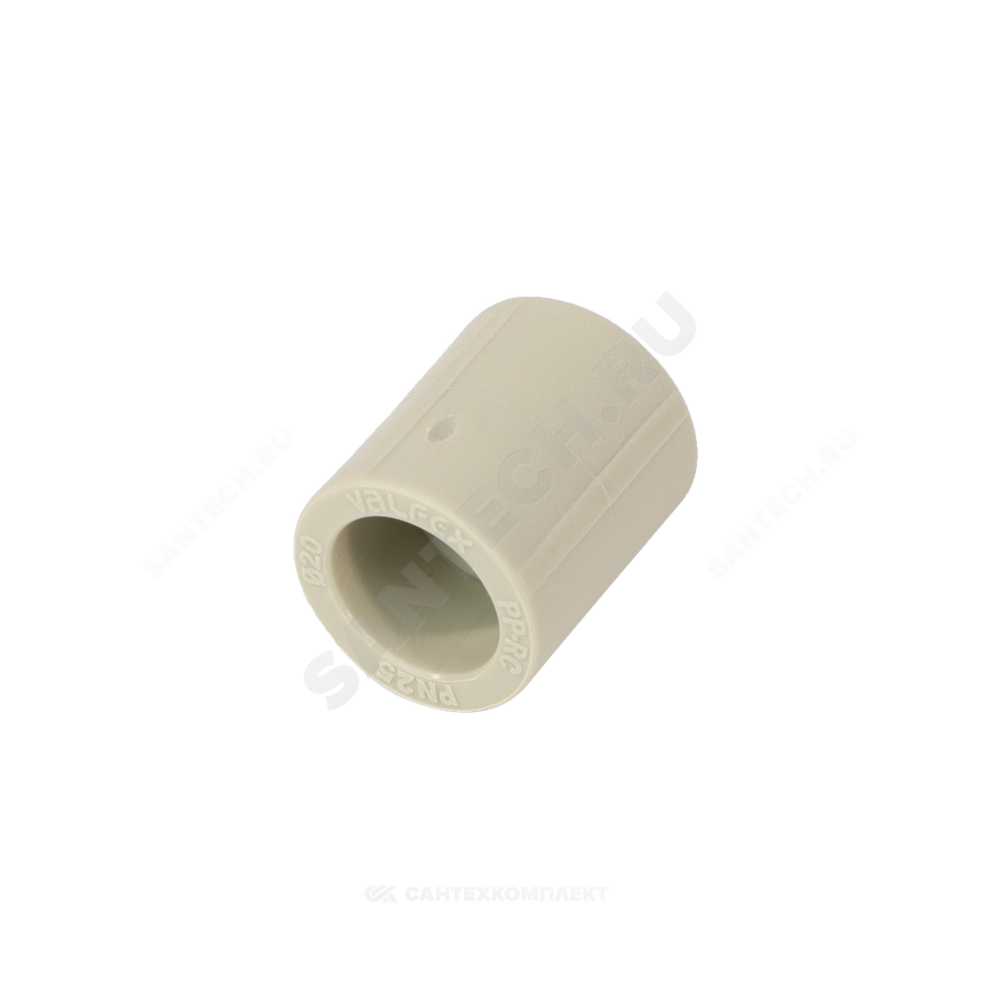 Муфта PP-R серая Дн 20 внутренняя пайка VALFEX 10113020Г