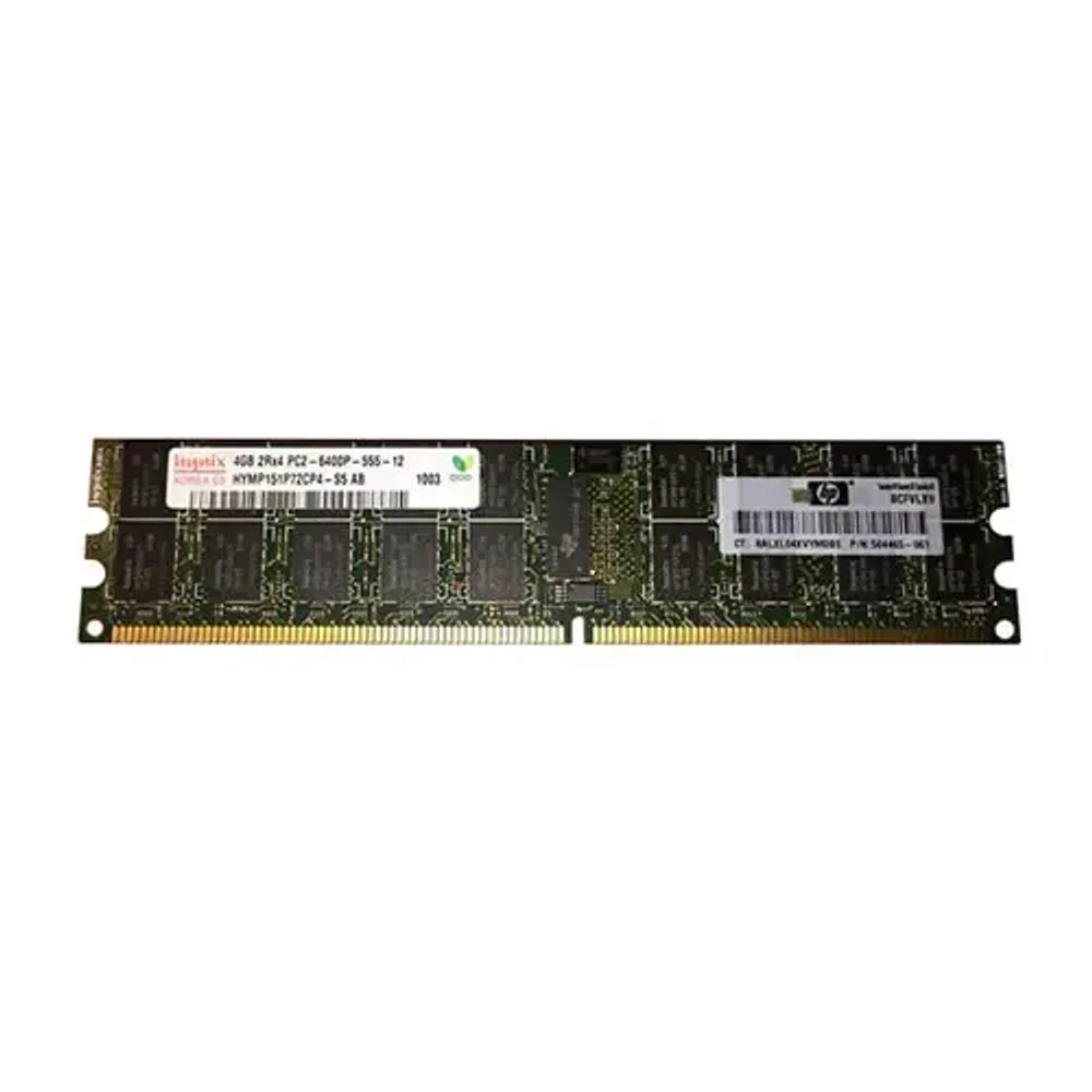 Оперативная память HP SPS-DIMM, 4GB PC2-6400, 256Mx4, LP 504589-001