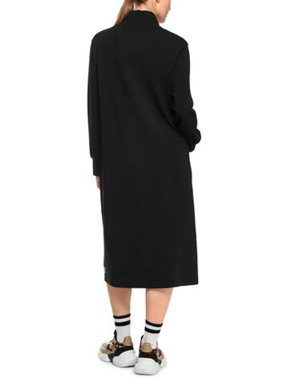 Marc Cain Платье из хлопка с воротником стойкой