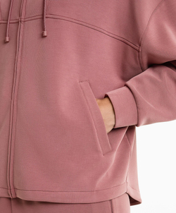 Oysho Куртка с капюшоном из мягкого на ощупь модала, розовый