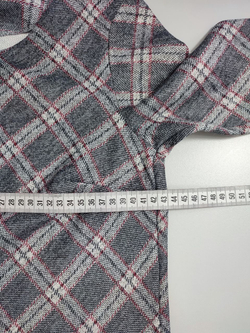 Платье Deniza серое в клетку 44 размер