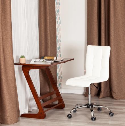 Zero Кресло офисное (белый кожзам)