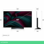 OLED телевизор LG OLED evo AI C5 OLED48C5RLA