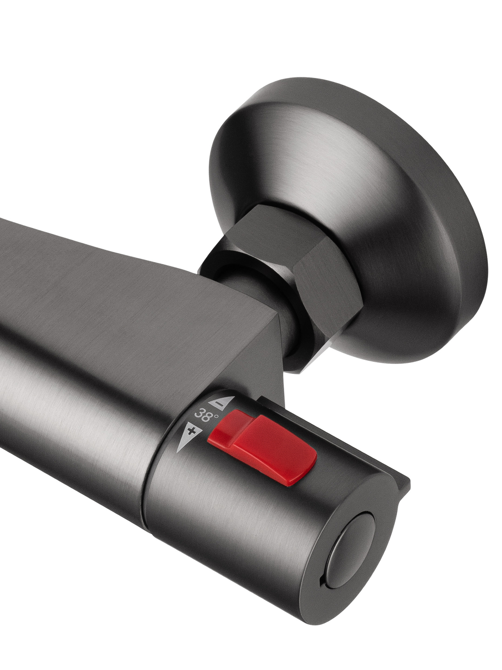 Смеситель для душа с термостатом WONZON & WOGHAND INN 5, Темный графит (WW-B2005-A-BGG)