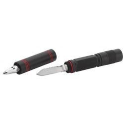 Светодиодный фонарь АРМИЯ РОССИИ MB-603 Кастет ручной на батарейках алюминиевый нож молоток