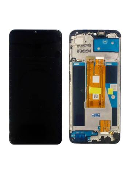 Дисплей для Realme Note 60 (RMX3933) с тачскрином и рамкой Черный - OR