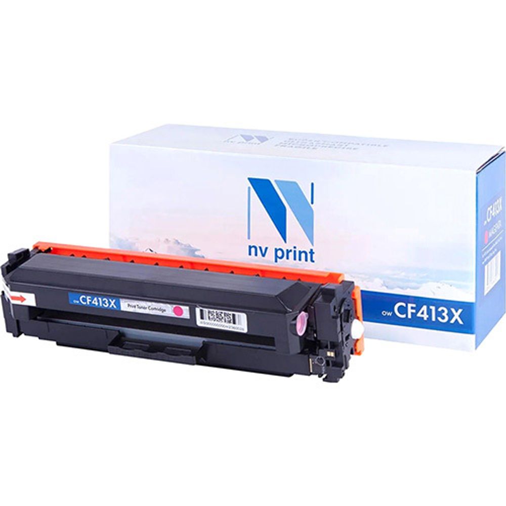 Картридж NV Print CF413X для HP Laser Jet Pro M377dw/452nw/452dn/477fdn/477fdw/477fnw, Magenta, 5000к