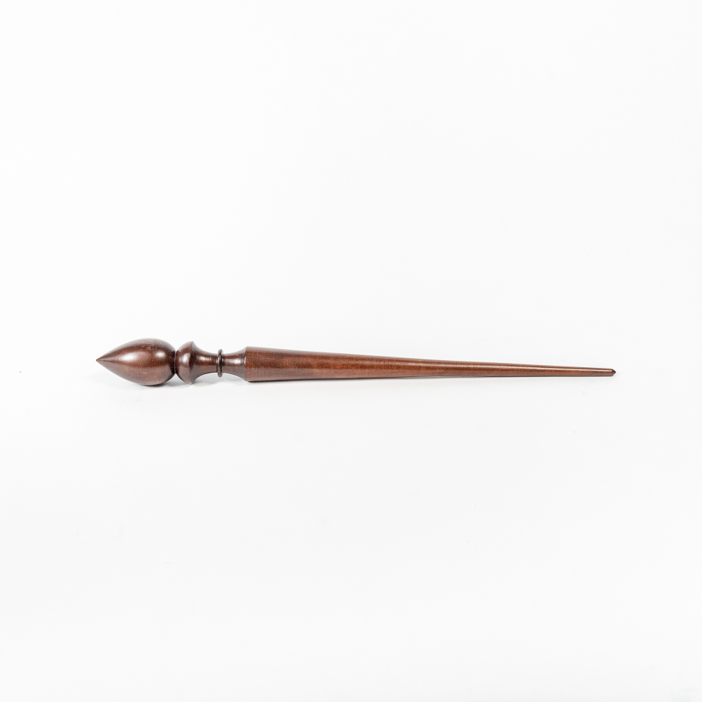 Опорное веретено для прядения из дерева сибирский кедр 305 мм. Art of Siberia. B70