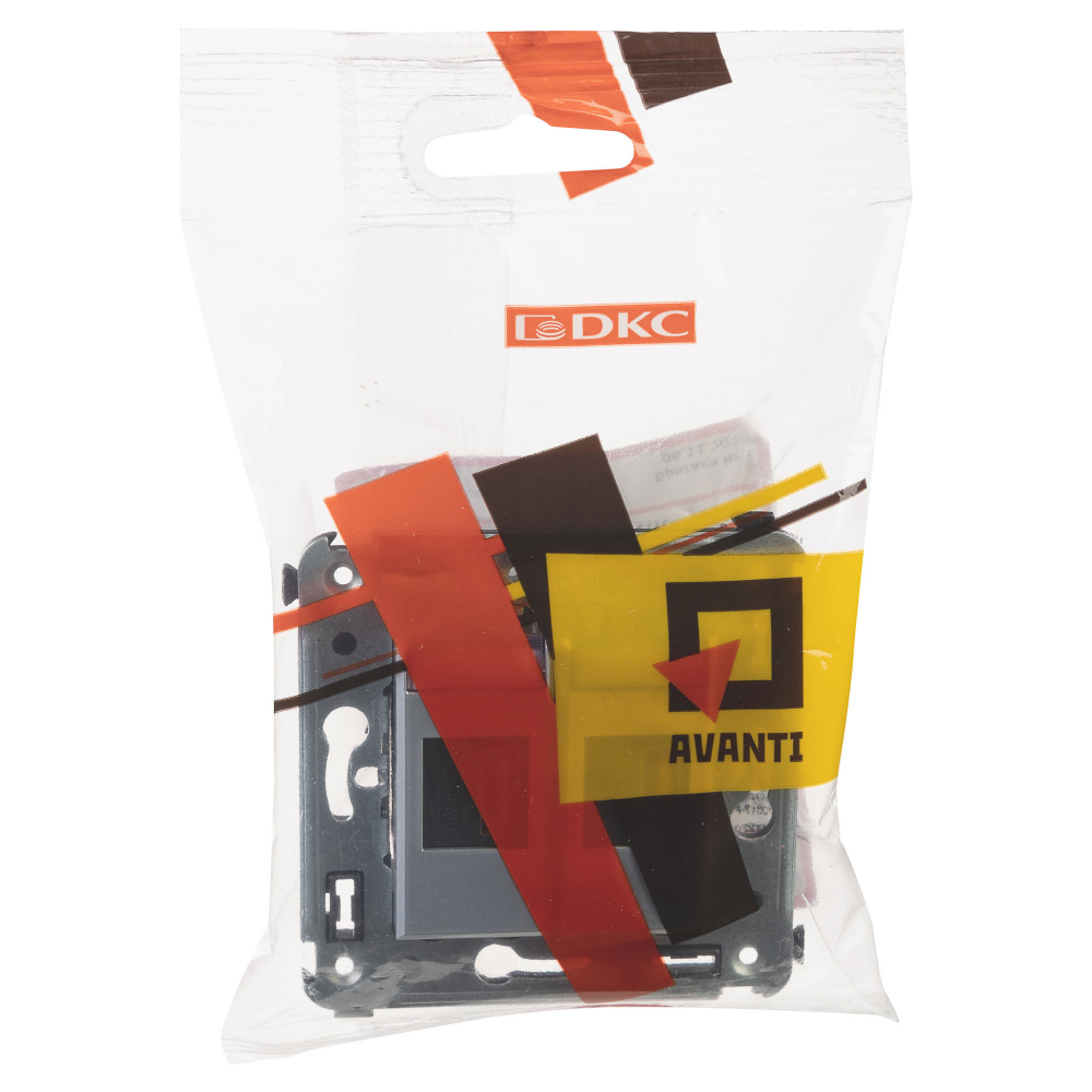 USB зарядное устройство в стену, "Avanti", "Закаленная сталь"