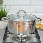 Кастрюля 6л нерж "Ideal"