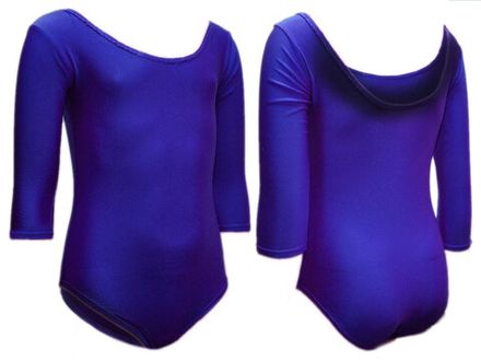 Купальник гимнастический. Размер L. Цвет синий. #07986