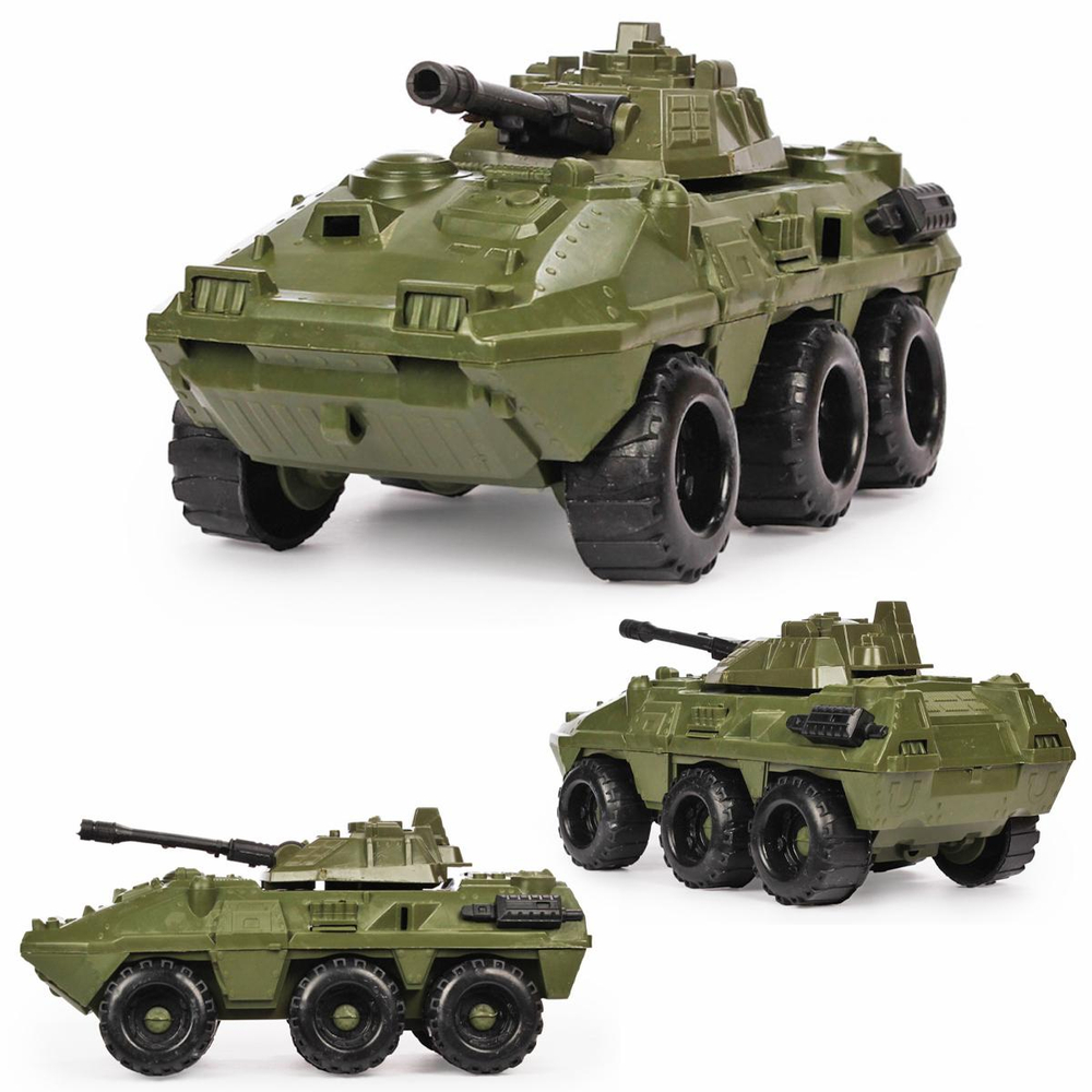 Машинка военнная пластм. "БТР" (20*10*10 см), пакет