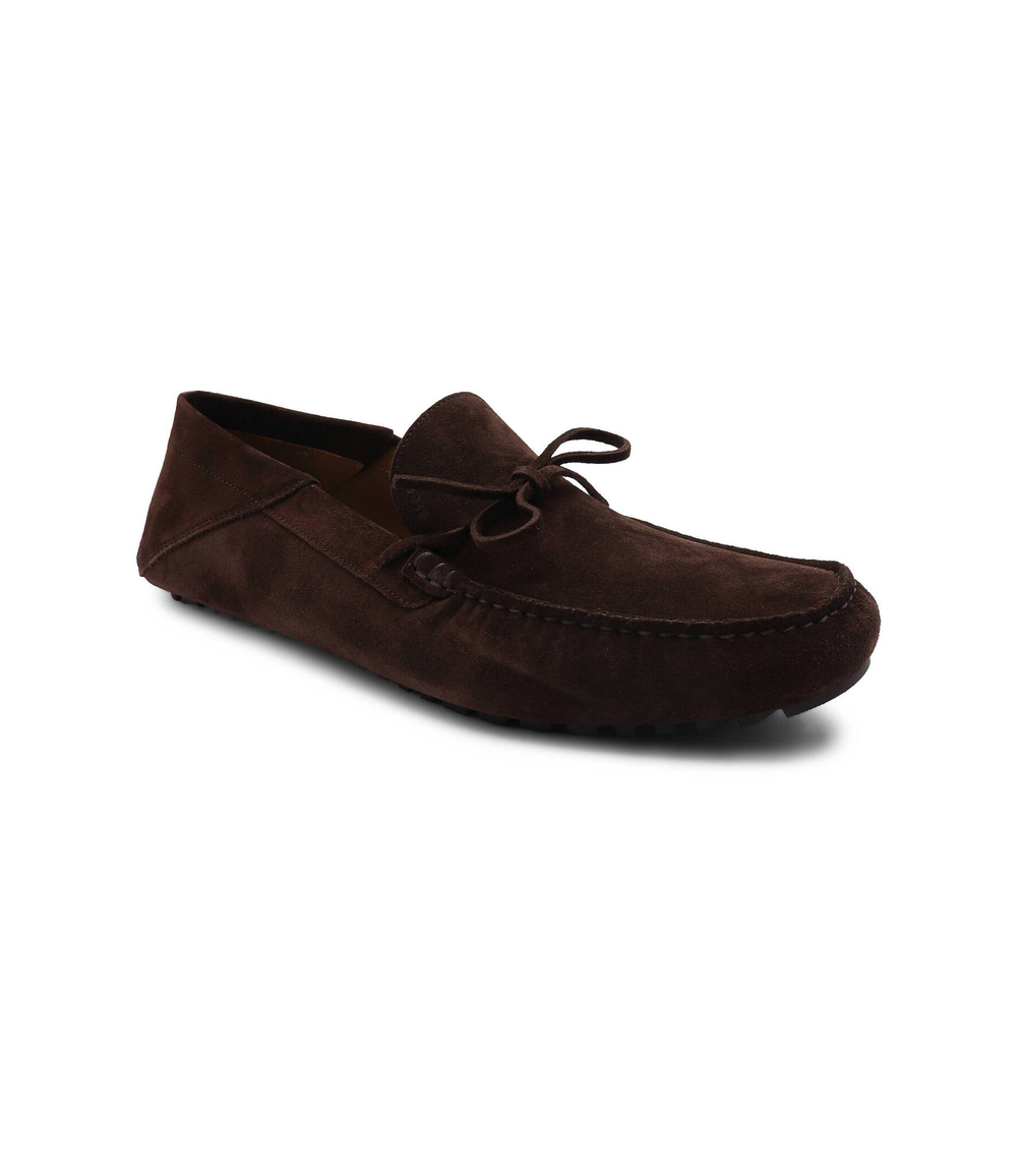 Кожаные мокасины driver_mocc_sdl BOSS BLACK - коричневый(50485520)