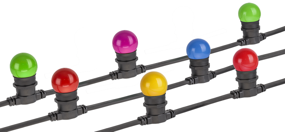 Гирлянда Navigator 93 662 NGF-001-02 (белтлайт 40 10м Е27 черный)